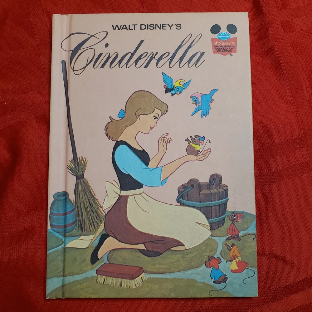 Lot of 3 Vintage Disney Children's books- Bambi, Cinderella and Pinocchio